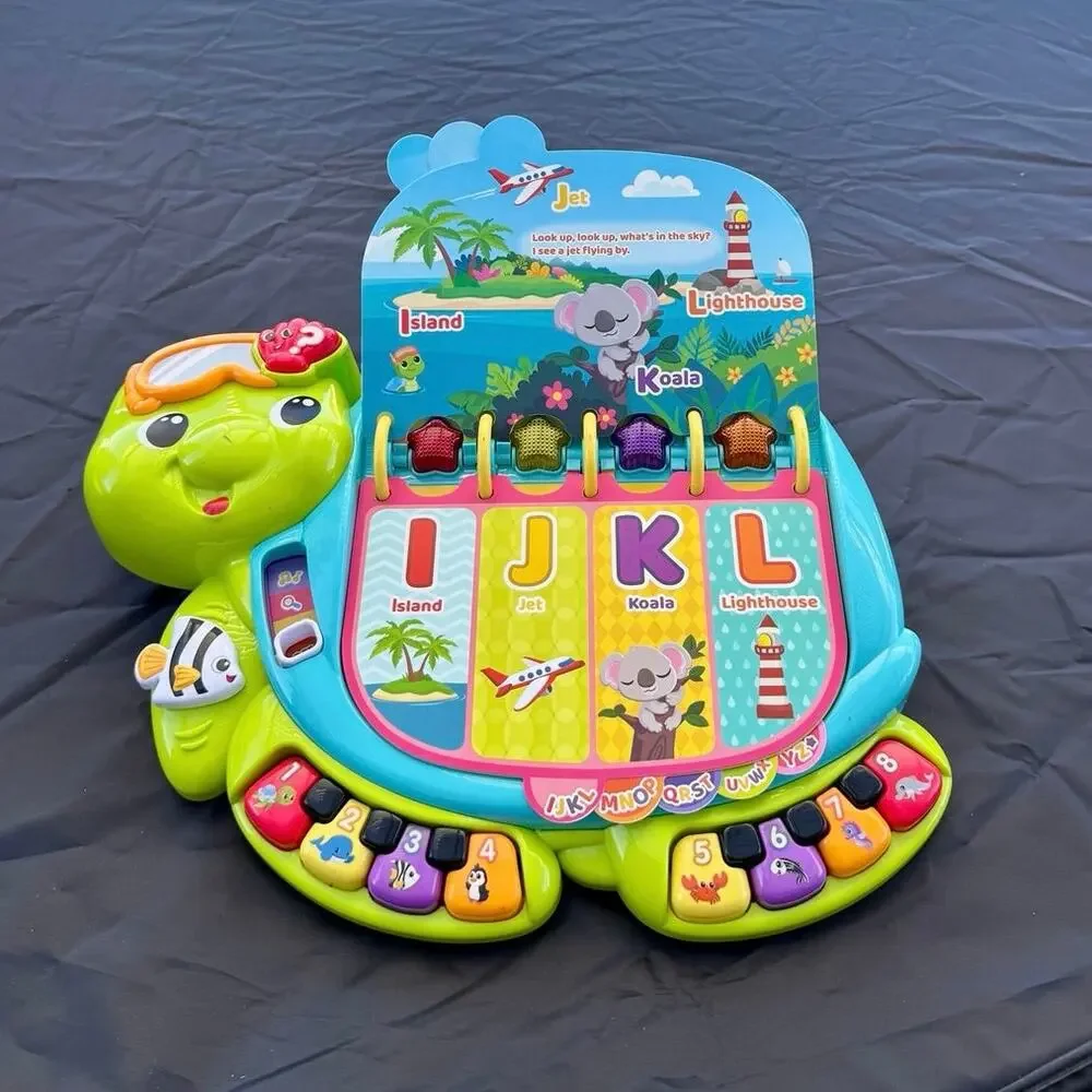 VTech Touch & Teach Sea Turtle Interactive Learning Toy Book Toddler 12-36M